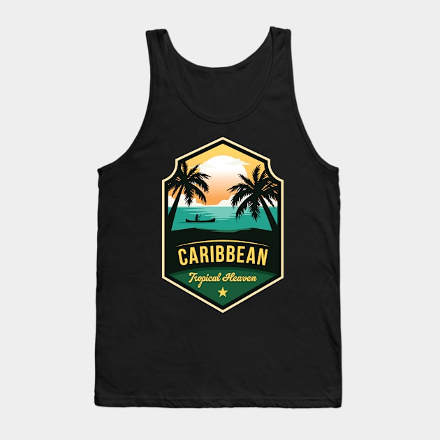 Caribbean tropical heaven Tank Top by NeedsFulfilled